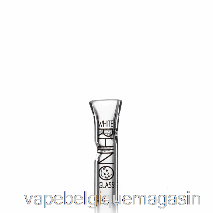 Vape Belgique Embouts En Verre Rhinocéros Blanc Embout En Verre Plat